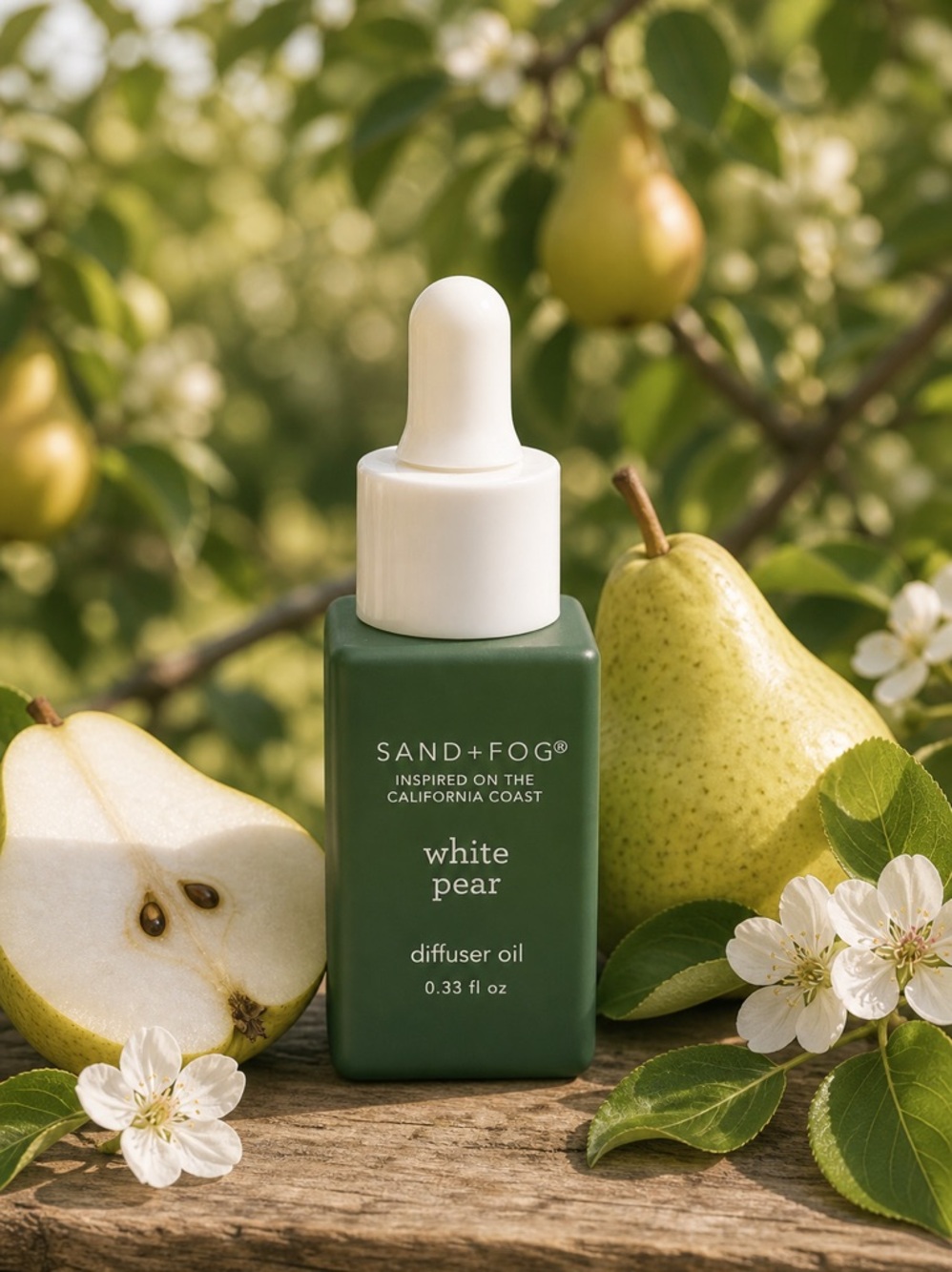 Sand + Fog “White Pear” Diffuser Fragrance Oil .33 fl oz / 10 mL